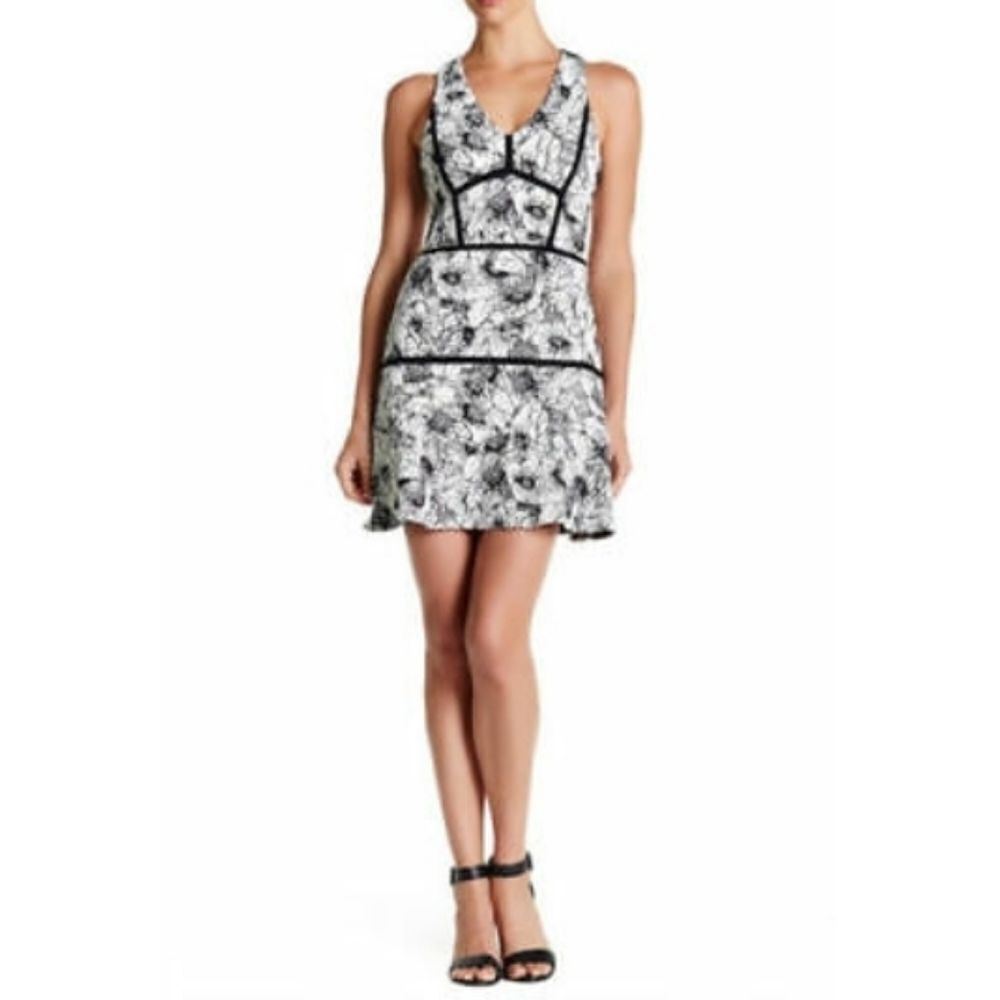 BNWT Parker Yonkers Combo Contrast-Trim Dr…